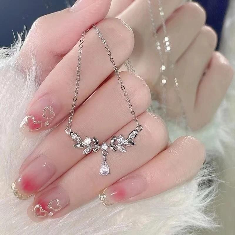 Vòng cổ khóa an toàn bạc sterling sáng sang trọng, dây 25.12cm