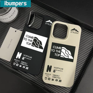 Ibumpers Thương hiệu sáng tạo độc đáo Vỏ điện thoại cặp đôi silicon mềm cho iPhone 17 Pro Max Vỏ 16 15 14 Plus 13 12 11 Pro Max Vỏ silicon mềm chống sốc