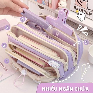 Túi đựng bút dây rút, dung tích lớn chứa được nhiều văn phòng phẩm, thích hợp làm quà tặng cho học sinh