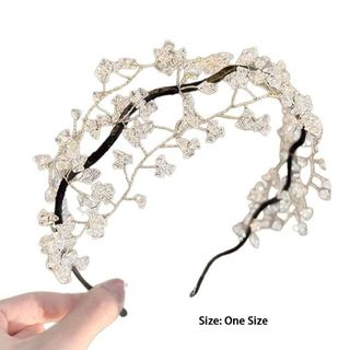 Vòng buộc tóc pha lê NCE, hạt dệt tinh tế - Style ngọt ngào dành cho bé gái