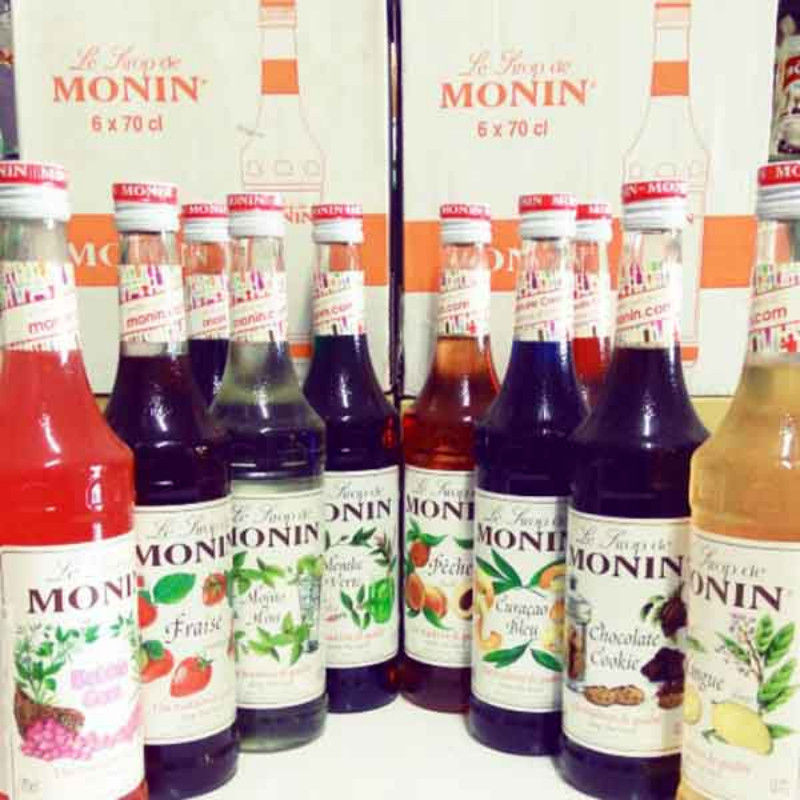 Siro Monin Dâu Tây Strawberry 70cl, Nguyên Liệu Pha Chế Chuyên Nghiệp, Syrup Nhập Khẩu Pháp