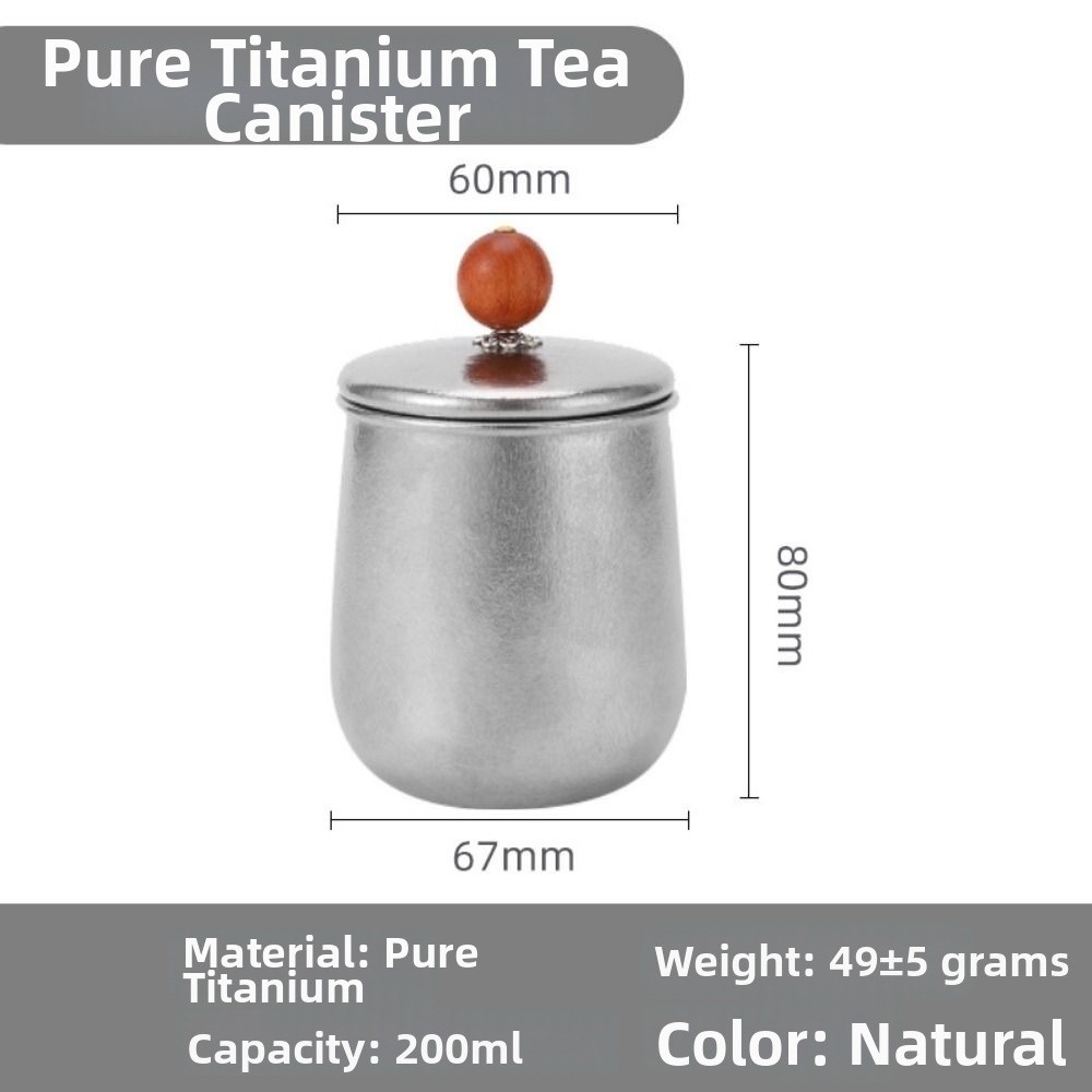 Cốc trà cà phê JKDESIGN titan hai lớp nhẹ, phù hợp cắm trại và đi bộ đường dài