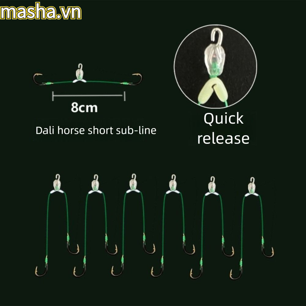 Dây Câu Cá Đa Năng - Bộ 6 Chiếc với 8 loại phụ kiện tiện lợi