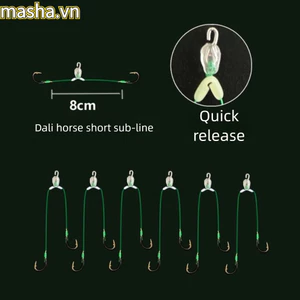 Dây Câu Cá Đa Năng - Bộ 6 Chiếc với 8 loại phụ kiện tiện lợi