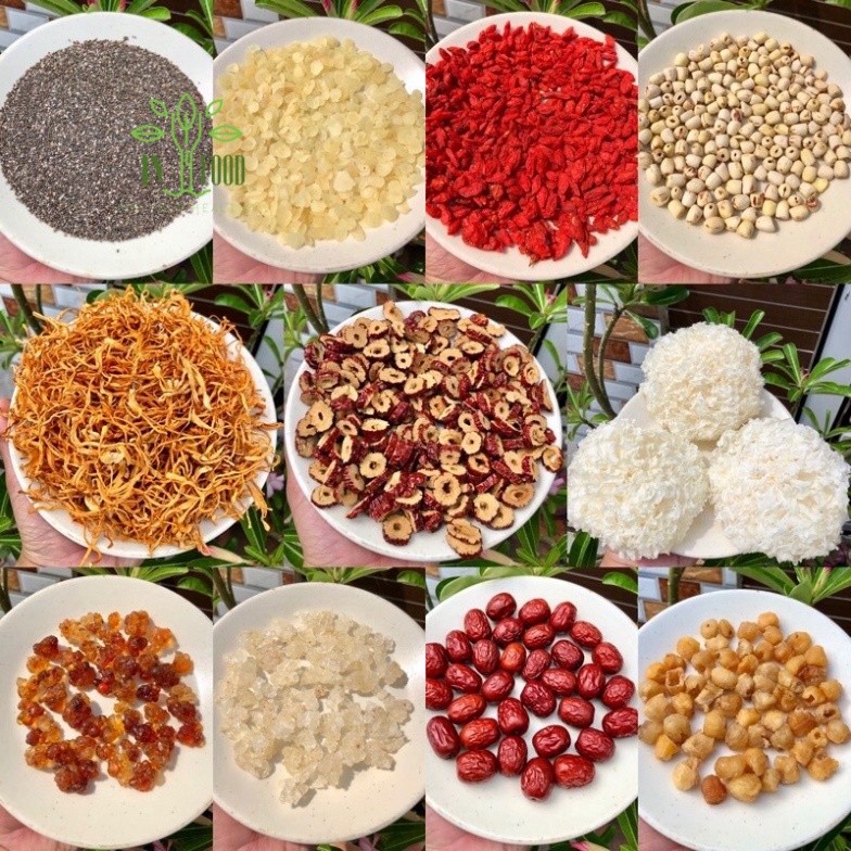 nguyên  liệu  chè dưỡng  nhan ( 100g )