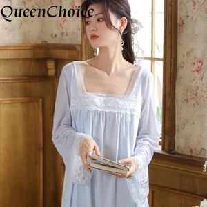 Váy bộ đồ ngủ nữ retro vintage, phù hợp mặc hàng ngày