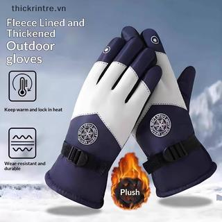 Găng Tay Trượt Tuyết THI Unisex, Lông Cừu Ấm Áp, Chống Thấm Nước, Phù Hợp Cho Snowboarding Và Lái Xe Máy