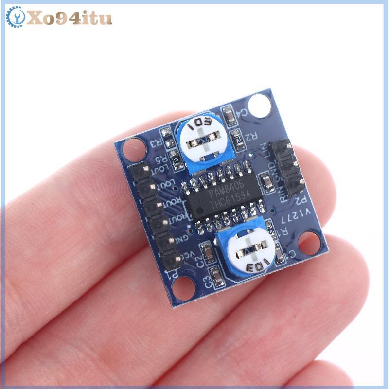 XOITU 1 / 3 Cái 5Wx2 PAM8406 Bộ Khuếch Đại Kỹ Thuật Số Bảng D Khuếch Đại Mô Đun Âm Thanh Nổi Có Âm Lượng Điện Áp VN