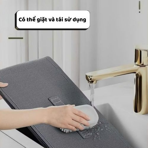 Hộp Đựng Đồ Chia Ngăn ENODA HOME, Hộp Vải Đựng Quần Áo Có Khung Thép Thiết Kế Tối Giản Hiện Đại HV100