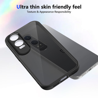 Dành Cho OnePlus Nord CE4 Lite Ốp điện thoại Cứng Mờ Da-Cảm Giác Mềm Khung TPU Chống Sốc Mỏng Vỏ