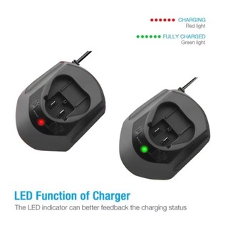Bộ sạc pin Lithium-ion YMIFI, Phụ kiện máy mài điện cầm tay Bộ sạc ghế đa năng, 10.8 / 12V Thiết bị sạc nhỏ gọn Dụng cụ điện cho BosCh