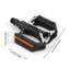 Shas Bàn Đạp Xe Đạp Nền Tảng Adapter Xe Đạp Bàn Đạp Chuyển Đổi Xe Đạp Bàn Đạp Adapter