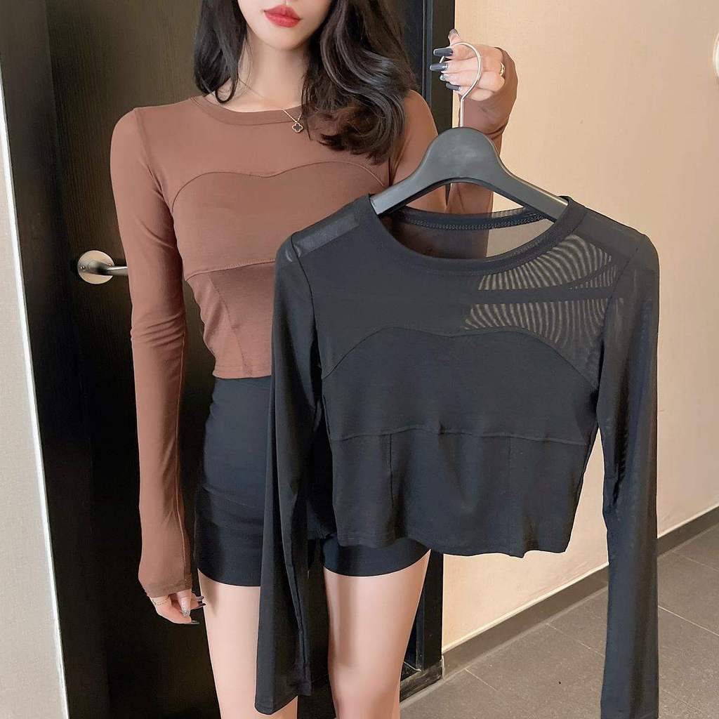 Milyfashion Áo Thun Tay Dài Cho Bé Gái, Thiết Kê Phù Hợp Với Quần Short