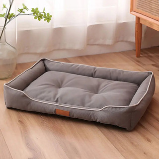 [DELION] Giường cho chó chống nước 600D Giường cho chó cưng Oxford dành cho tất cả các mùa dày bằng vải PP làm đầy bông chống cắn Phụ kiện cho chó