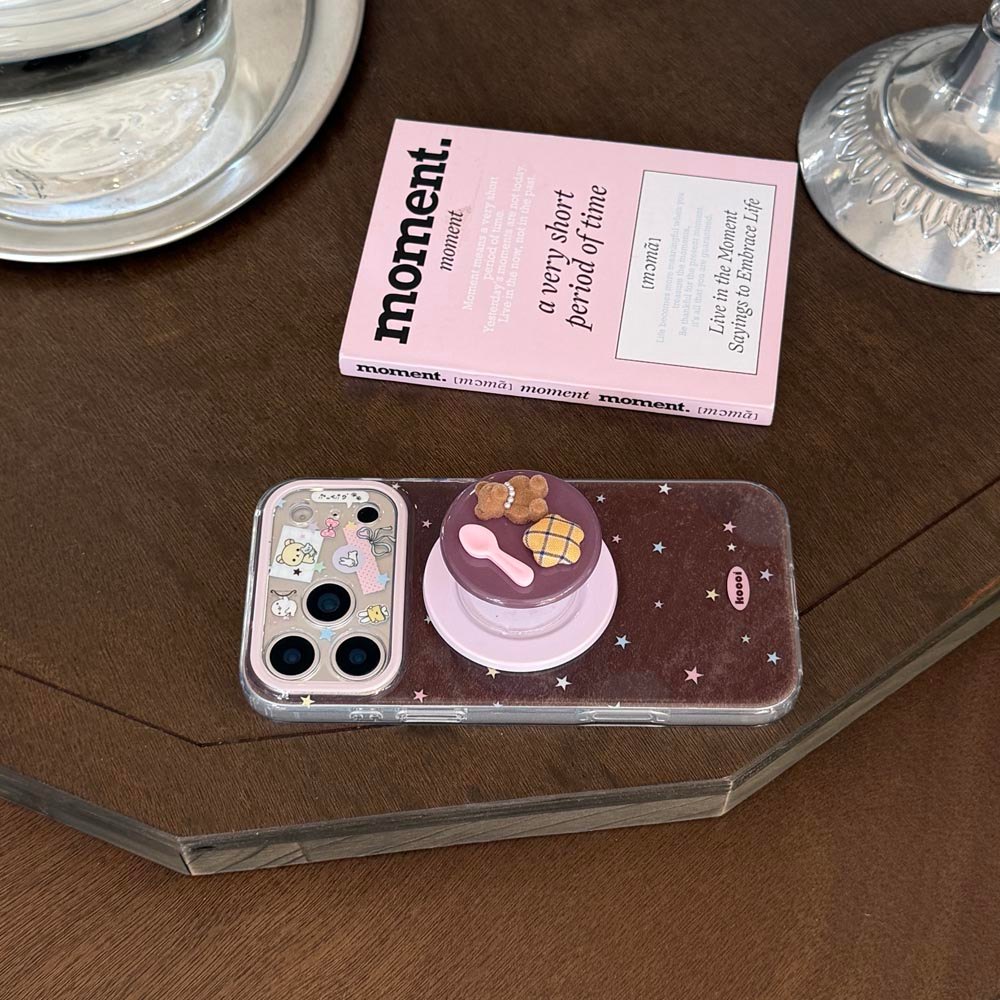 Ốp Lưng Cứng Tương Thích Với iPhone 13 14 14Pro 14ProMax 15 15Pro 15ProMax 16 16Pro 16ProMax 17 17Pro 17ProMax Ốp Nam Châm Họa Tiết Ngôi Sao Nhiều Màu Sắc