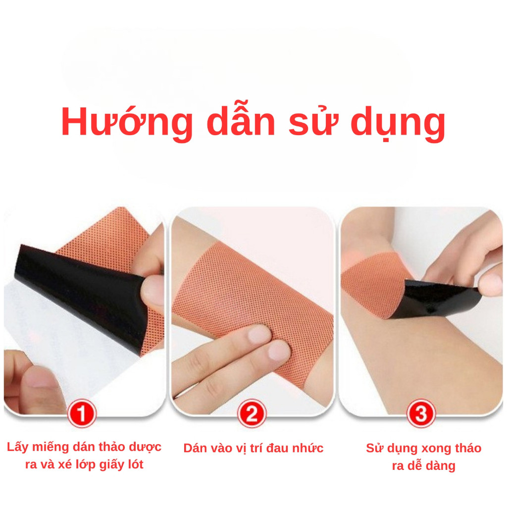 Combo 3 Túi 150 Miếng Cao Dán Ngải Cứu Đông Y Miếng Dán Ngải Cứu Giảm Đau Nhức Cơ Thể