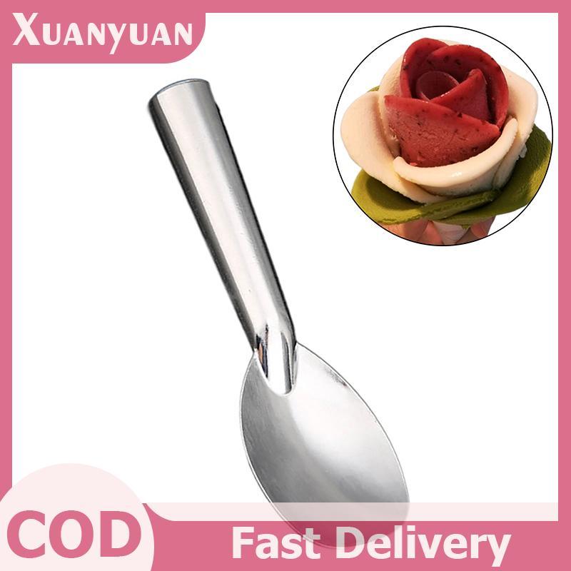 XUAN Hợp Kim Nhôm Kem Muỗng Muỗng Kem Nhà Khách Sạn Món Tráng Miệng Muỗng, Hoàn Hảo Cho Muỗng Và Phục Vụ Thực Phẩm Cứng VN