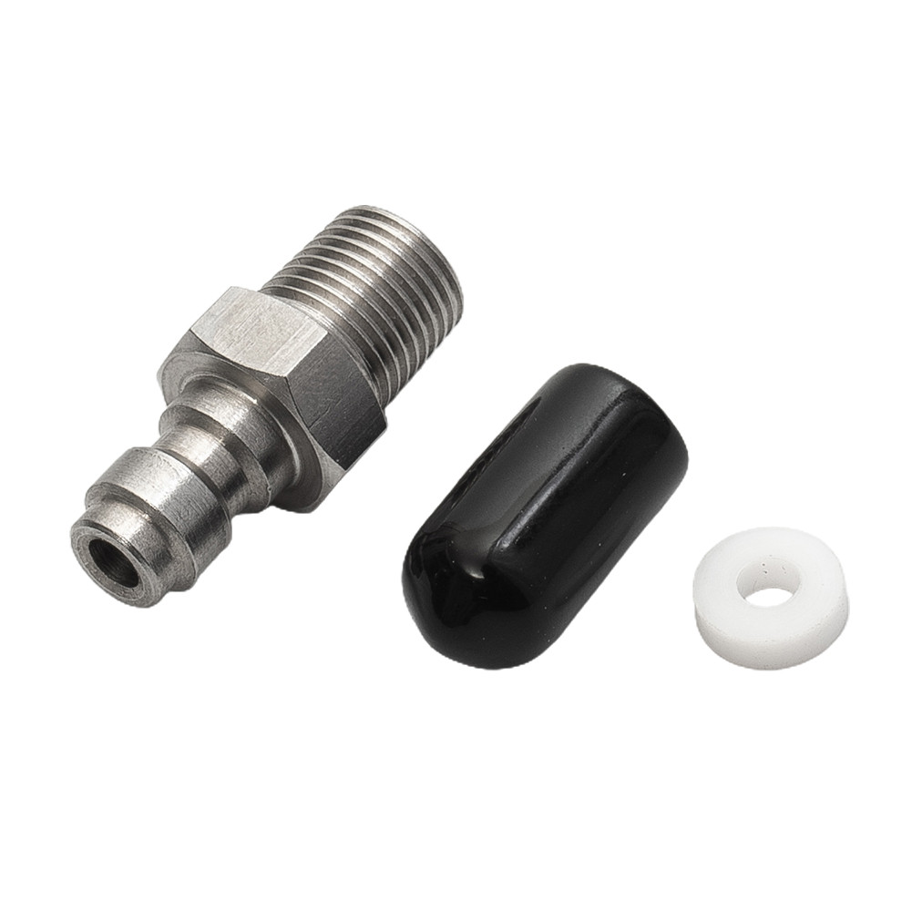 [Welv] Van kết nối nhanh ren nam 8mm PCP đổ đầy van M10 * 1 1 / 8NPT 1 / 8BSPP