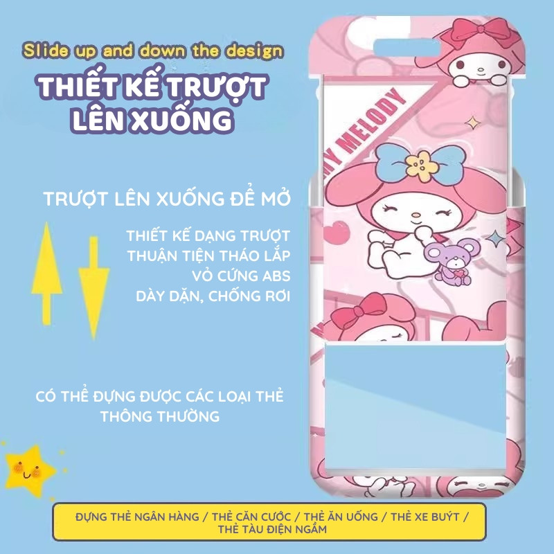 Dây Đeo Thẻ Học Sinh Hoạt Hình Cute – Bao Đựng Thẻ Sinh Viên Xinh Xắn, Phù Hợp Đi Học Mỗi Ngày