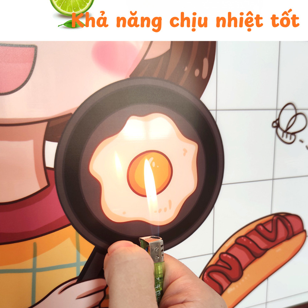 Decal Dán Tường Bếp Chống Dầu Mỡ  ,Decal Dán Bếp Trang Trí Nhà Cửa, Chống Thấm – Chống Bẩn – Dễ Lau