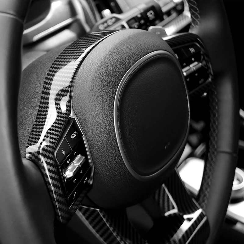 Sợi Carbon ABS Vô Lăng Công Tắc Nút Khung Trang Trí Viền Nội Thất Decal Cho Xe Kia Sorento MQ4 2021-2026 LHD / RHD