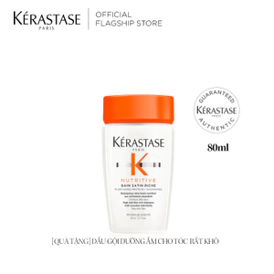 Dầu gội dưỡng ẩm cho tóc rất khô - Kérastase Nutritive Bain Riche 80ml