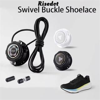 RISEDOT 1 Cặp Dây Khóa Xoay, Dây Dày Dễ Dàng Lắp Đặt Dây Giày Tự Động, Khóa Nhanh Dây Giày Trẻ Em Người Lớn