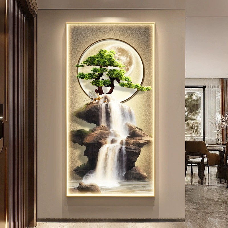 Tranh Tráng Gương "Cây cảnh", Tranh Treo Decor - Trang trí hành lang Lối Vào Tranh Treo Phòng Khách/ Phòng Ngủ/ quà tặng