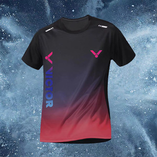 Áo Victor Gradient tùy chỉnh cho nhóm, nhanh khô, phù hợp vận động ngoài trời như bóng chuyền, tennis và chạy bộ.