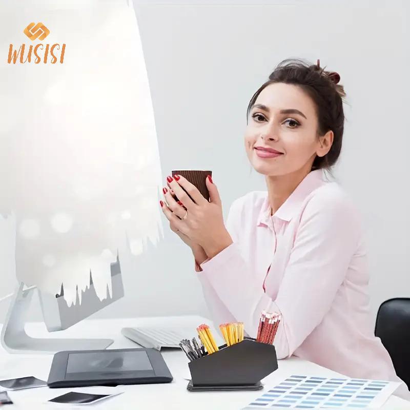 [WUSISI] Giá đỡ cọ trang điểm hình quan tài Gothic Hộp đựng mỹ phẩm Hộp đựng mỹ phẩm Trang trí theo chủ đề Halloween MỚI