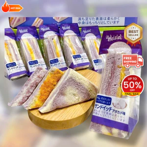 Bánh mì tam giác khoai môn,bơ, phomai chà bông Weise