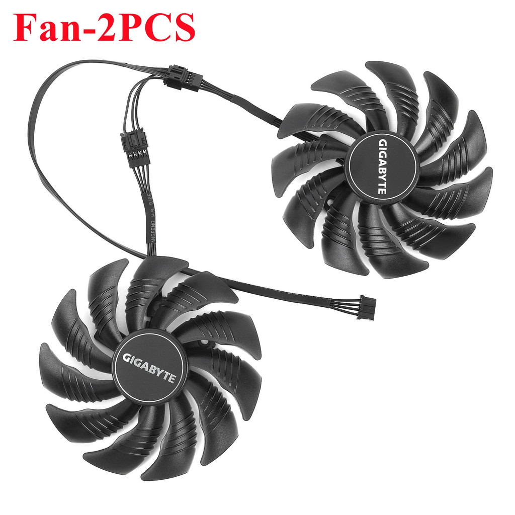 88MM T129215SU GTX1660 Card Đồ Họa Thay Thế Quạt Cho Gigabyte RTX 1660 SUPER OC 6G Card Đồ Họa Quạt Làm Mát