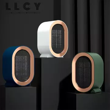 Máy sưởi quạt PTC điện LLCY, Máy sưởi quạt để bàn bằng gốm 1200W, Máy thổi khí sưởi ấm Mini gia dụng di động cho văn phòng tại nhà mùa đông