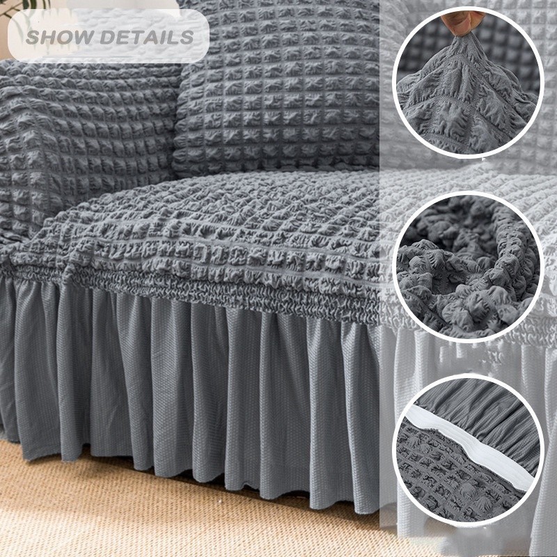 Vỏ Bọc Ghế Sofa 1-4 Chỗ - Co Giãn 4 Chiều, Vải Thun Cao Cấp Chống Trượt, Dễ Vệ Sinh