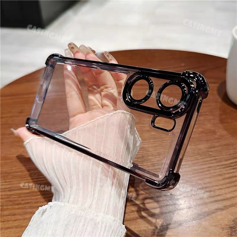 Ốp Bảo Vệ Ống Kính Mạ OPPO A6x 2025 Cho OPPO A6x OPPOA6x A6 X 6x Pro 4G 5G 4 Góc Bảo Vệ Chống Sốc Ốp lưng Chống Sốc