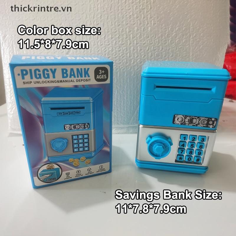 THI Kích Thước Sáng Tạo Tiết Kiệm Ngân Hàng Trẻ Em Lưu Trữ Heo Ngân Hàng Cô Gái cậu bé Hộp Bảo Quản Quà Tặng Sinh Nhật VN