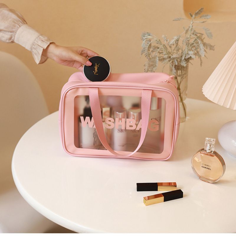 Túi Đựng Mỹ Phẩm 3 Size ENODA HOME, Túi Trong Suốt Đựng Đồ Trang Điểm, Đồ Cá Nhân Tiện Lợi TuiPVC001