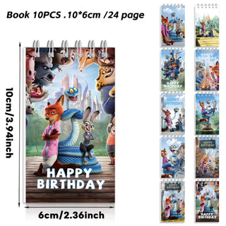 ST2 Zootopia 2 JUDY NICK GARY trẻ em trang trí tiệc sinh nhật biểu ngữ bánh topper bóng bay bộ cung cấp TS2