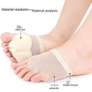 1 Phụ Kiện Mềm Ballet Ngón Chân Pad Thoáng Khí Chống Sốc Khiêu Vũ Đế Giảm Áp Lực Miếng Lót Metatarsal