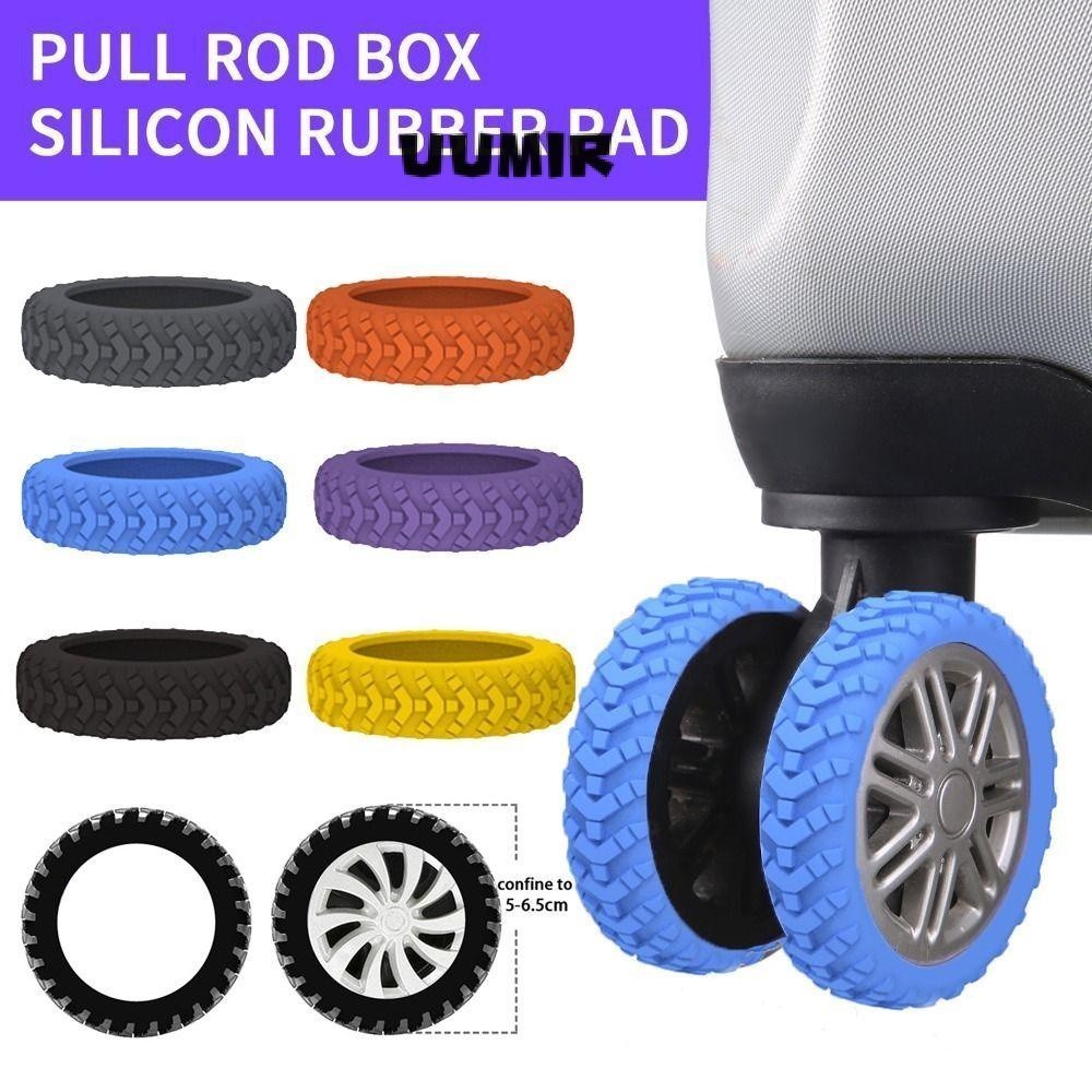 【24h】Bộ bọc bánh xe vali bằng silicon đa năng, thiết kế chống mài mòn, kéo dài tuổi thọ bánh xe và giảm ồn khi di chuyển