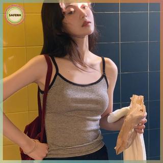 Sơ mi retro nữ màu sắc tương phản, họa tiết sọc, thời trang mùa hè