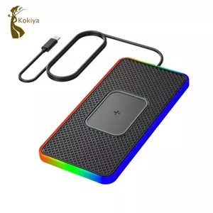 Kokiya Sạc Xe Hơi Trạm Sạc Nhanh Đa Bảo Vệ Màu Đen Phụ Kiện Điện Thoại Di Động Thảm Cao Cấp Sạc Điện Thoại Miếng Lót