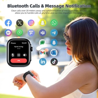 Đồng hồ thông minh GOOJODOQ có GPS Bluetooth, trợ lý giọng nói Alexa, khả năng chống nước 3ATM và theo dõi hoạt động