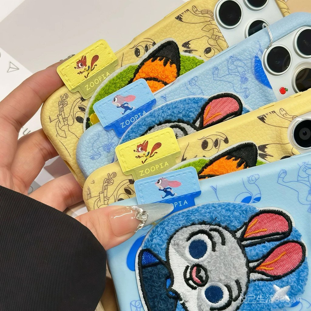 Thích hợp cho iPhone17ProMax Ốp Điện Thoại 16 / 15 Phong Cách Mới Air / 14 Thêu 13 / 12 Judy Nick