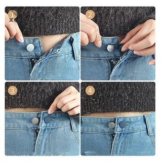 Bộ nút mở rộng quần và váy jeans 15mm & 18mm - Linh hoạt, phù hợp cho bà bầu và nữ giới