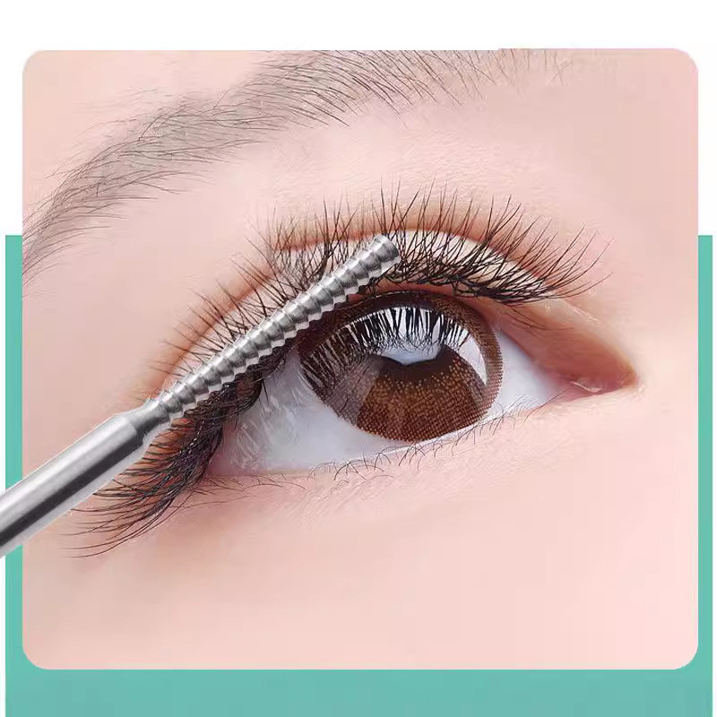 Hoa Lược Hoa Perm Ghép Lông Mi Chọn Dính Dụng Cụ Chải Lông Mi Mi Phụ Trợ Với Phụ Trợ Thép Không Gỉ Cuộn IVDK