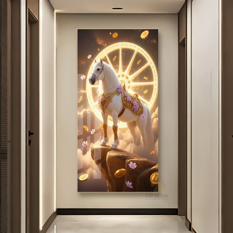 Tranh Treo Decor "12 CON GIÁP" Tranh Decor - Tranh Treo Phòng khách, Tranh Treo phòng ngủ, Tranh tráng gương cao cấp