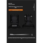 🏕️ Balô Leo Núi Ngoài Trời 375g Siêu Nhẹ | Khoang Chứa Nước, Nhiều Ngăn Phân Khu, Phản Quang Ban Đêm, Chống Nước — ảnh 6