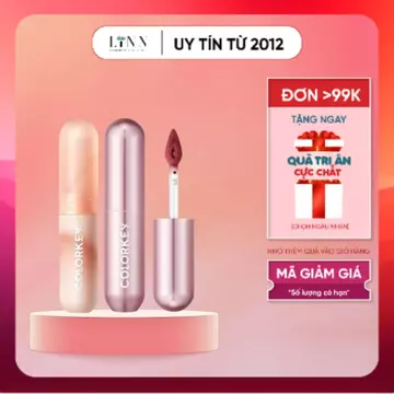 [COLORKEY] Son môi COLORKEY Lip Mud Mousse Lip Stick màu nhung mờ xinh xắn 2g - son kem bùn lâu trôi