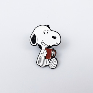 5 Cái / bộ Anime Snoopy Trâm Ba Lô Huy Hiệu Sáng Tạo Nhỏ Giọt Dầu Trang Trí Kim Loại Pin